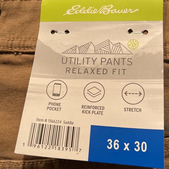 🌼 Mens Eddie Bauer size 36 X 30 utility paints new - Picture 3 of 3
